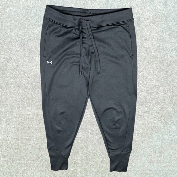 Under Armour Sweatpants Women's Size Medium Cold Gear Loose‎ Tapered Pants - Picture 1 of 4